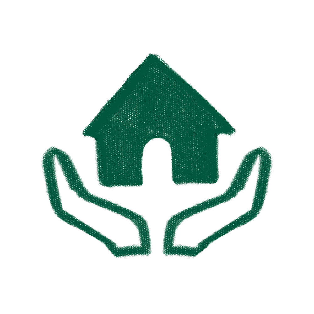 Graphic representation of a calming green background for wellness and chiropractic services.